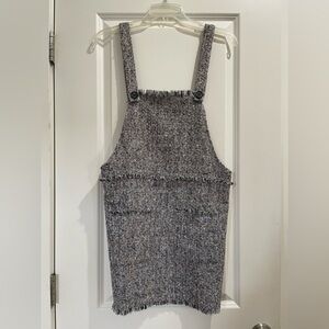 Gray Overall Dress